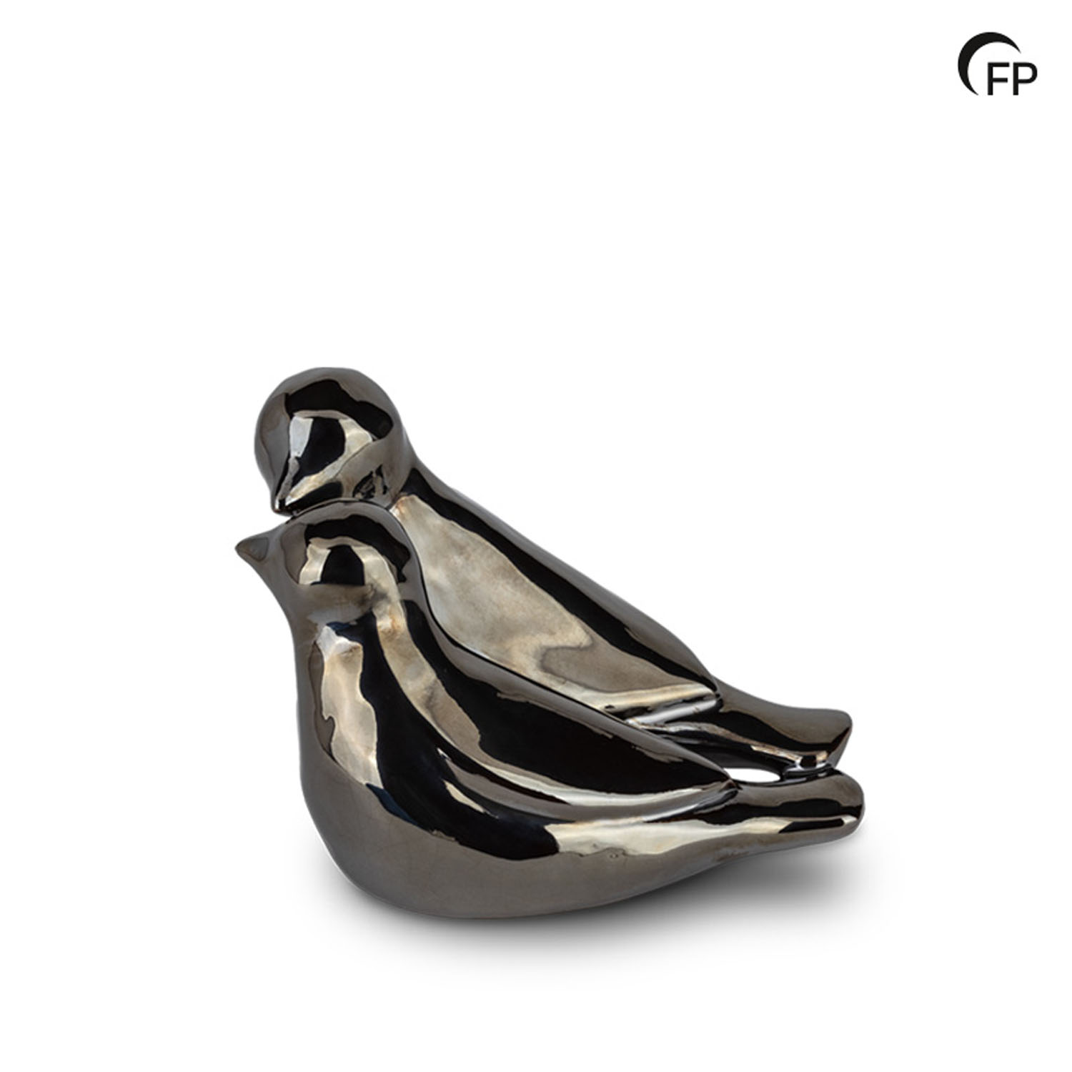 FPU 087 Ceramic art urn keepsake Whistling Bird