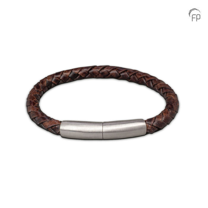 Embrace Bracelet braided Leather - M
