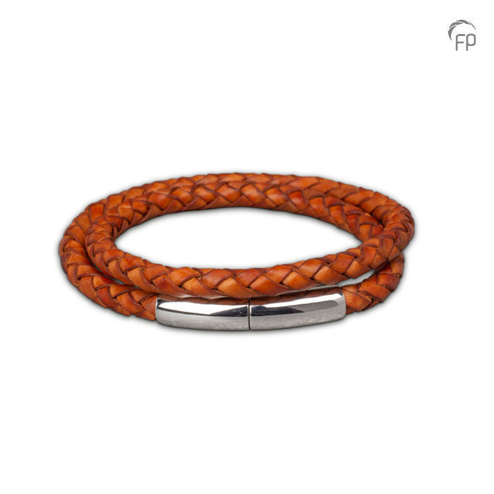 Embrace Bracelet braided Leather - L